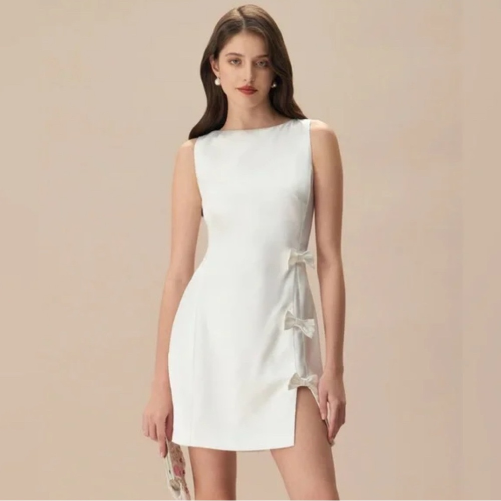 RIHOAS White Mini Dress